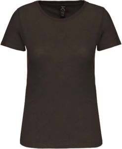 T-shirt col rond bio F | T-shirt publicitaire Dark Khaki