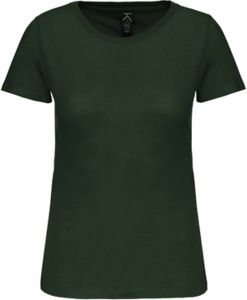 T-shirt col rond bio F | T-shirt publicitaire Forest Green