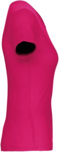 T-shirt col rond bio F | T-shirt publicitaire Fuchsia 2