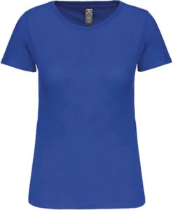 T-shirt col rond bio F | T-shirt publicitaire Light royal blue