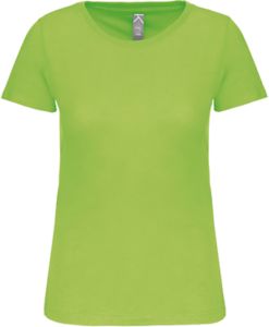 T-shirt col rond bio F | T-shirt publicitaire Lime