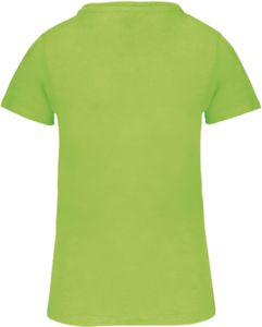 T-shirt col rond bio F | T-shirt publicitaire Lime 1