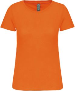 T-shirt col rond bio F | T-shirt publicitaire Orange