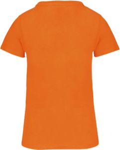 T-shirt col rond bio F | T-shirt publicitaire Orange 1