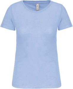 T-shirt col rond bio F | T-shirt publicitaire Sky Blue