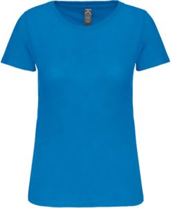 T-shirt col rond bio F | T-shirt publicitaire Tropical Blue