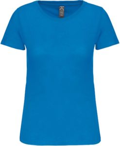 T-shirt col rond bio F | T-shirt publicitaire Tropical Blue