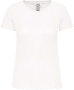 T-shirt col rond bio F | T-shirt publicitaire White