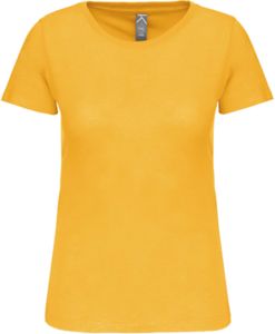 T-shirt col rond bio F | T-shirt publicitaire Yellow