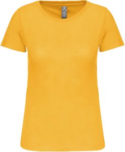 T-shirt col rond bio F | T-shirt publicitaire Yellow