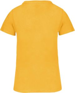 T-shirt col rond bio F | T-shirt publicitaire Yellow 1