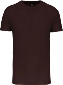 T-shirt col rond bio H | T-shirt publicitaire Chocolate