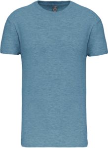 T-shirt col rond bio H | T-shirt publicitaire Cloudy blue heather