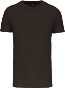 T-shirt col rond bio H | T-shirt publicitaire Dark Khaki