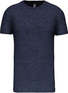 T-shirt col rond bio H | T-shirt publicitaire French navy heather