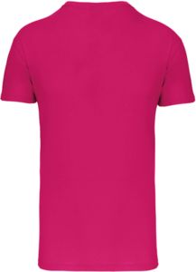 T-shirt col rond bio H | T-shirt publicitaire Fuchsia 1