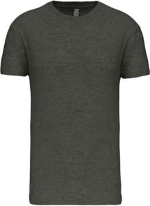 T-shirt col rond bio H | T-shirt publicitaire Green marble heather