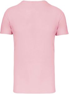 T-shirt col rond bio H | T-shirt publicitaire Pale pink 1