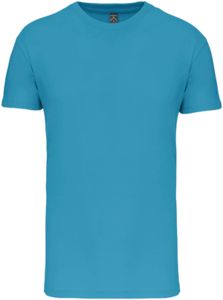 T-shirt col rond bio H | T-shirt publicitaire Sea turquoise