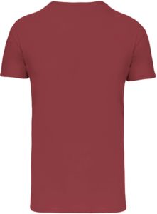 T-shirt col rond bio H | T-shirt publicitaire Terracotta red 1