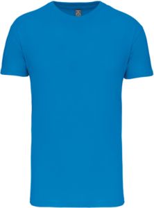 T-shirt col rond bio H | T-shirt publicitaire Tropical Blue