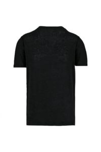 T-shirt lin col rond H | T-shirt publicitaire Black 2