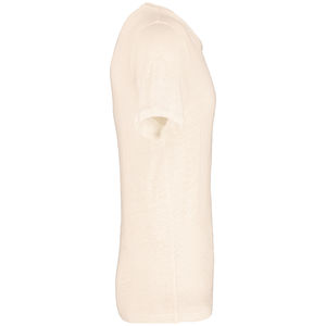 T-shirt lin col rond H | T-shirt publicitaire Ivory 11