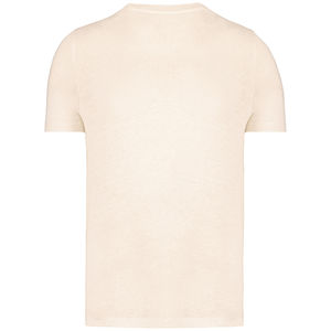 T-shirt lin col rond H | T-shirt publicitaire Ivory 3