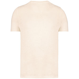 T-shirt lin col rond H | T-shirt publicitaire Ivory 7