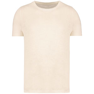 T-shirt lin col rond H | T-shirt publicitaire Ivory 9