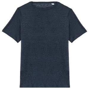 T-shirt lin col rond H | T-shirt publicitaire Navy Blue 10