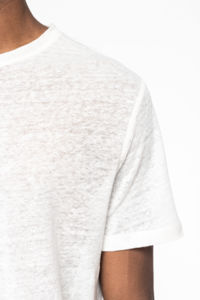 T-shirt lin col rond H | T-shirt publicitaire 5
