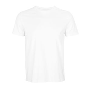 T-shirt recyclé éco unisexe | T-shirt publicitaire Blanc recyclé