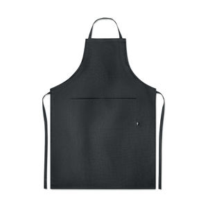 Tablier ajustable 2 poches | Tablier de cuisine personnalisé Black