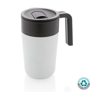 Tasse PP recyclé | Tasse publicitaire Blanc