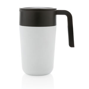 Tasse PP recyclé | Tasse publicitaire Blanc 1