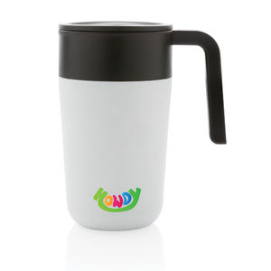 Tasse PP recyclé | Tasse publicitaire Blanc 8