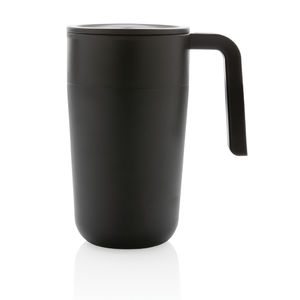 Tasse PP recyclé | Tasse publicitaire Noir 1