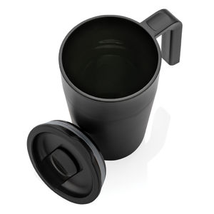 Tasse PP recyclé | Tasse publicitaire Noir 5