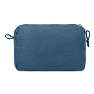 Trousse chanvre | Trousse de toilette personnalisée Blue 1