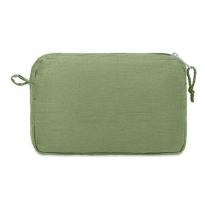 Trousse chanvre | Trousse de toilette personnalisée Green 1