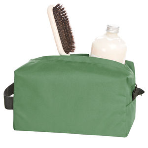 Trousse toilette recyclée | Trousse de toilette personnalisée Vert 1