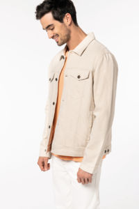 Veste éco chanvre H | Veste publicitaire Raw Natural 1